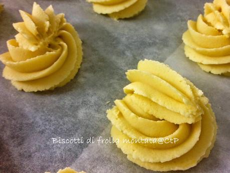 biscotti di pasta frolla montata