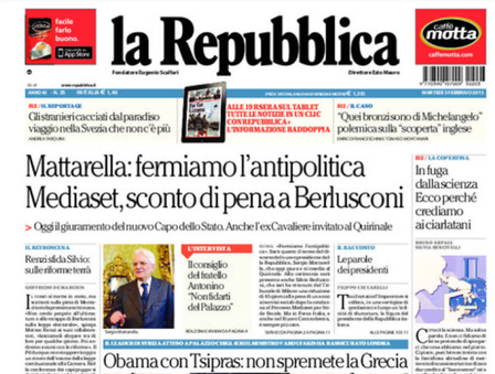 Segnali di distensione (e di riconciliazione)