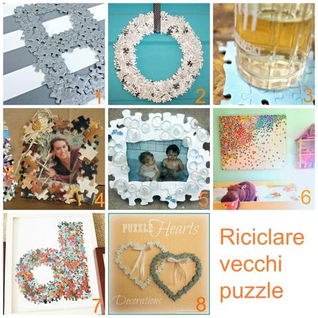 Riciclo puzzle - 8 tutorial geniali, semplici e veloci