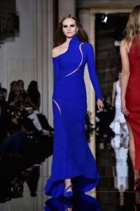 Atelier Versace abito blu mamme a spillo