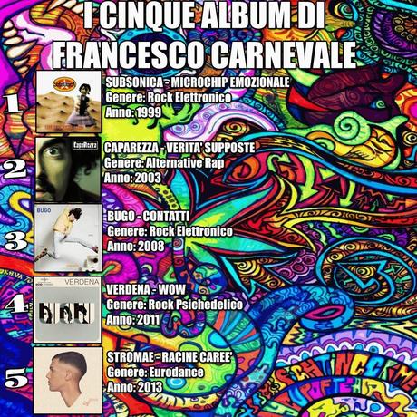 I Cinque Album Musicali della Nostra Vita!