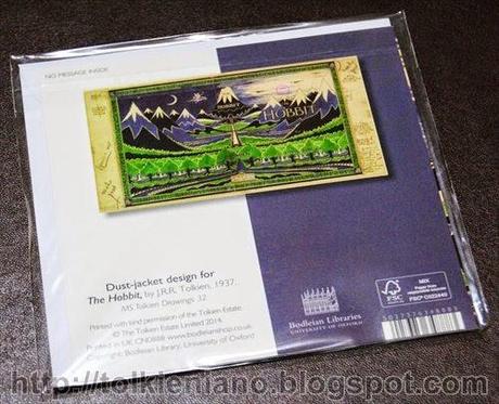 Set di cartoline de Lo Hobbit di J.R.R. Tolkien prodotte dalla Bodleian Library e la Tolkien Estate, 2014