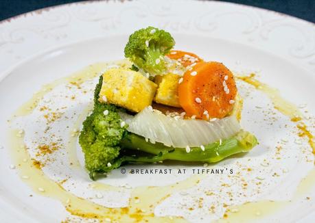 Tofu al forno con verdure / Oven-baked tofu with vegetables