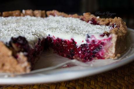 crostata frutti di bosco vegan