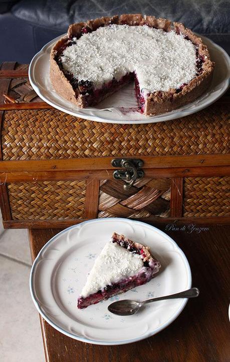 crostata frutti di bosco e cocco