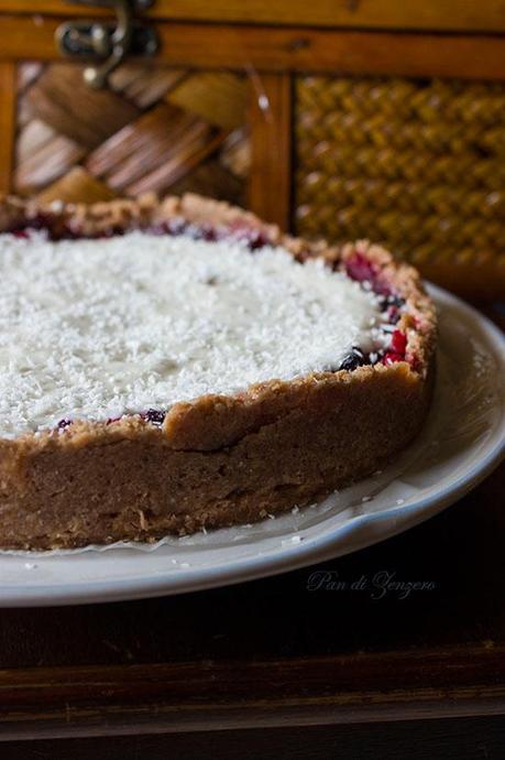 crostata frutti di bosco e cocco