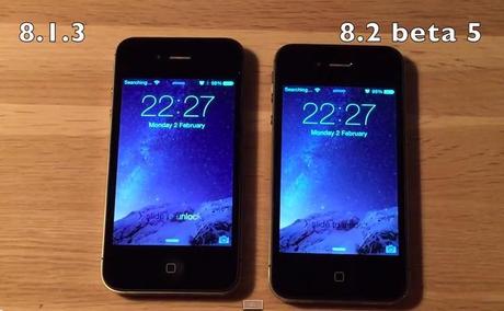 iPhone 4S v iPhone 5 come si comporteranno con iOS 8.2 beta 5 e iOS 8.1.3?