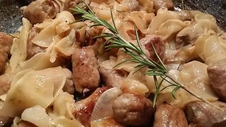 Padellata di salsiccia e rape