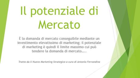 Marketing strategico e analisi di mercato