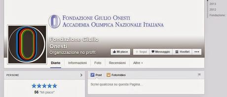 Fondazione Giulio Onesti: per nulla social