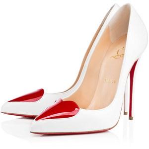 louboutin corafront bianche