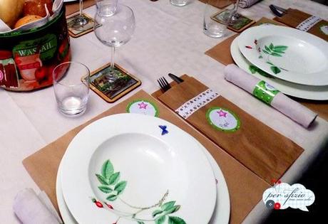 Una tavola decorata tutta da me per una serata speciale di festa in famiglia