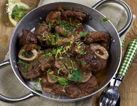 Ossobuco con riso in bianco