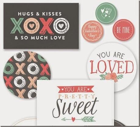 san valentino - carte tag gratis - free download valentine papers - scrapbooking 2