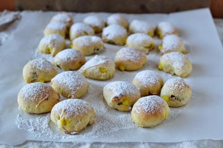 Frittelle alla crema - cotte al forno