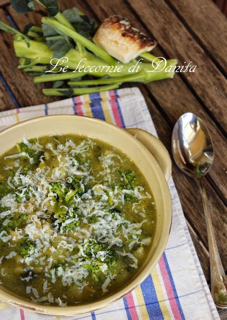 Zuppa di sparacelli (broccoletti) e patate