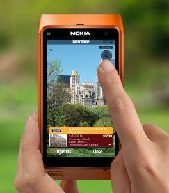 Layar symbian n8 Layar arriva su Ovi Store | La realtà aumentata per Symbian