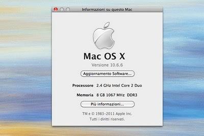 8gb di ram sul MacBook
