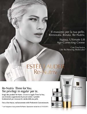 NEWSLETTER SETTIMANALE: Estee Lauder