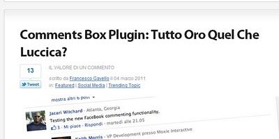 Francesco Gavello: Comment Box Plugin: è tutto ora quel che luccica?