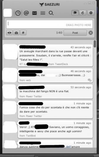 Saezuri: IL client twitter