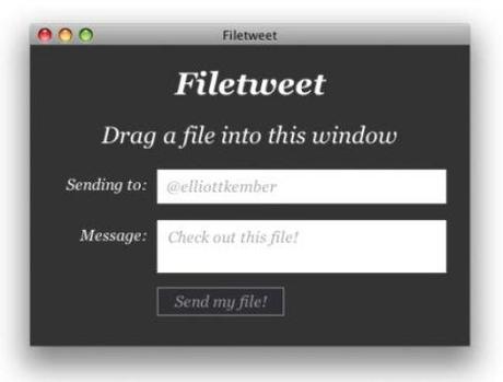 Condividere files di grosse dimensioni con Twitter Twitter Servizi online Risorse gratuite FileTweet Condivisione file 