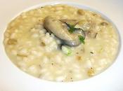 Risotto ostriche, carciofi parmigiano