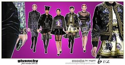 Le pagelle: GIVENCHY FALL WINTER 2011 2012