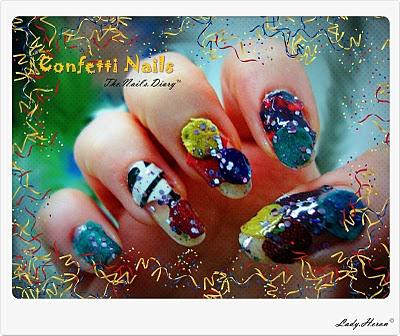 Confetti Nails