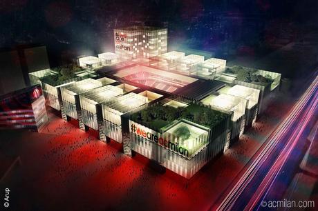 AC Milan, video e immagini del progetto stadio