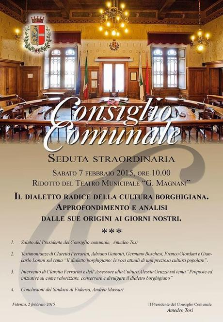 Consiglio Comunale straordinario sabato 7 febbraio