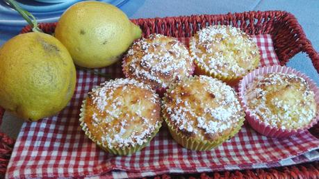 MUFFINS AL LIMONE con FARINA DI RISO