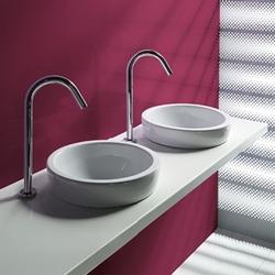 Una elegante realizzazione di lavabo da appoggio