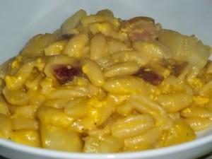 |⇨ Gnocchetti sardi con acciughe in salsa d’arancia