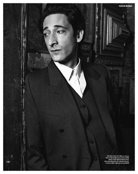 Adrien Brody Vogue Corea febbraio 2015 Servizio fotografico 003 Adrien Brody Dons sartoriali stili per Vogue Corea febbraio 2015 Servizio fotografico