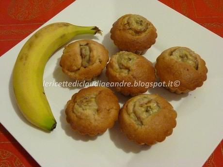 Muffin agli arachidi, nocciole e banane