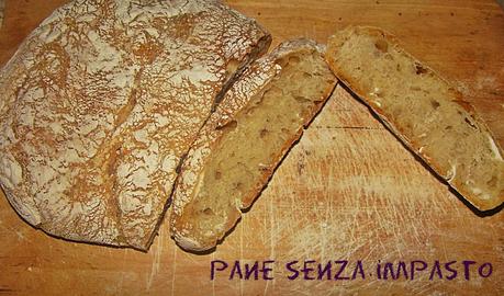 Pane senza impasto no knead bread!