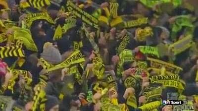 (VIDEO)You'll Never Walk Alone'' - Borussia Dortmund fans vs Augsburg #respect #thisisfootball