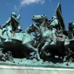 Monumento equestre situato nel Grant Memorial, che celebra una carica a cavallo del generale spalleggiato dai suoi fedelissimi.
