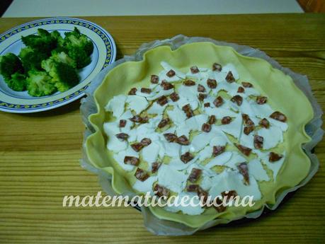 Torta Salata con Broccoli, Salsiccia Stagionata e Fiordilatte di Agerola