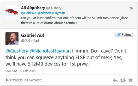 Windows 10 preview gabe aul twitter