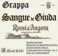 Grappa Sangue di Giuda - Rossi d'Angera