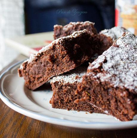 brownie cioccolato e arancia