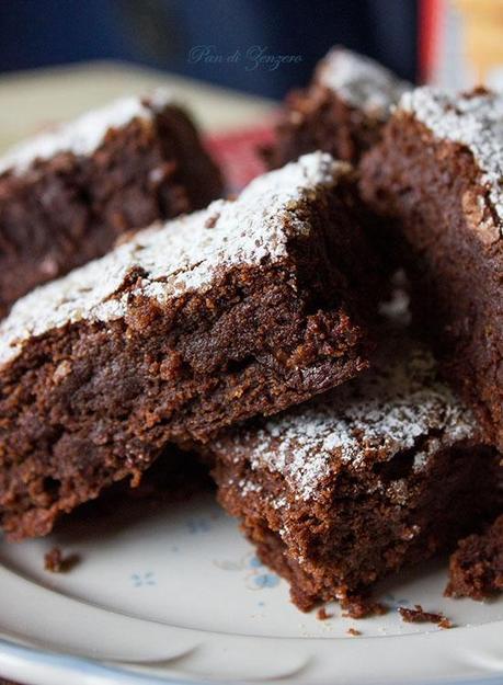 brownie cioccolato e arancia