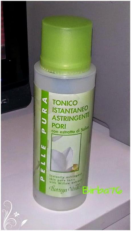 TONICO ISTANTANEO E ASTRINGETE PORI BOTTEGA VERDE REVIEW