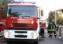 Incendio in una scuola  di via Greve alla Magliana