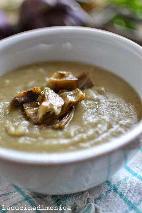 crema di carciofi e patate