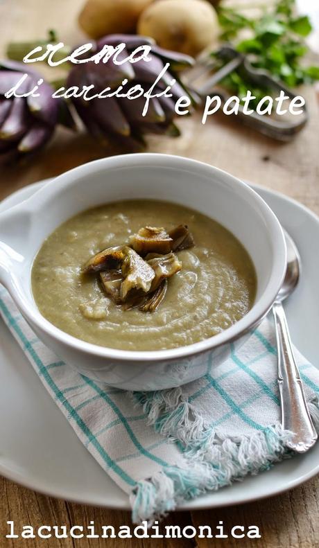 crema di carciofi e patate