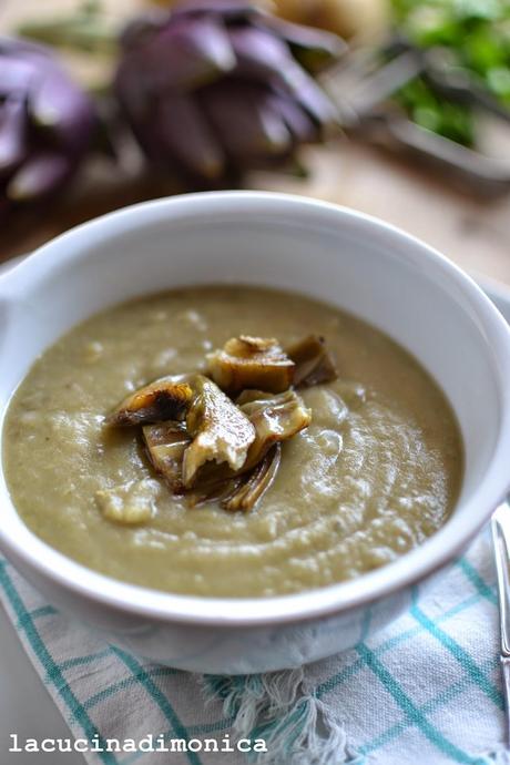 crema di carciofi e patate