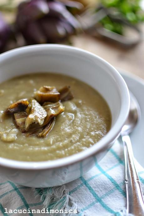 crema di carciofi e patate